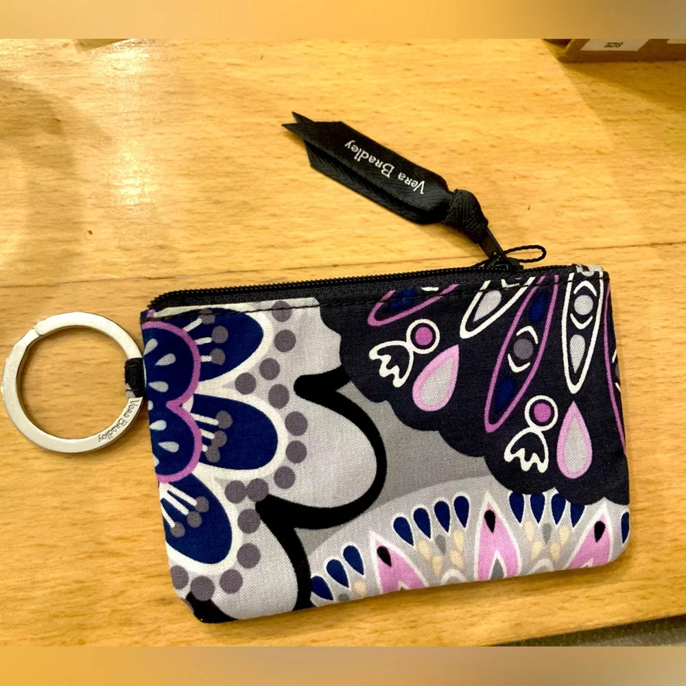 Vera Bradley Zip top ID case Mimosa Medallion -NWT - Picture 2 of 2